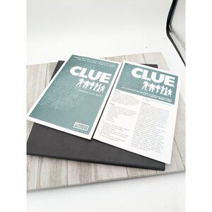 2002 Clue Board Game Replacement Parts Game Board Instructions #1